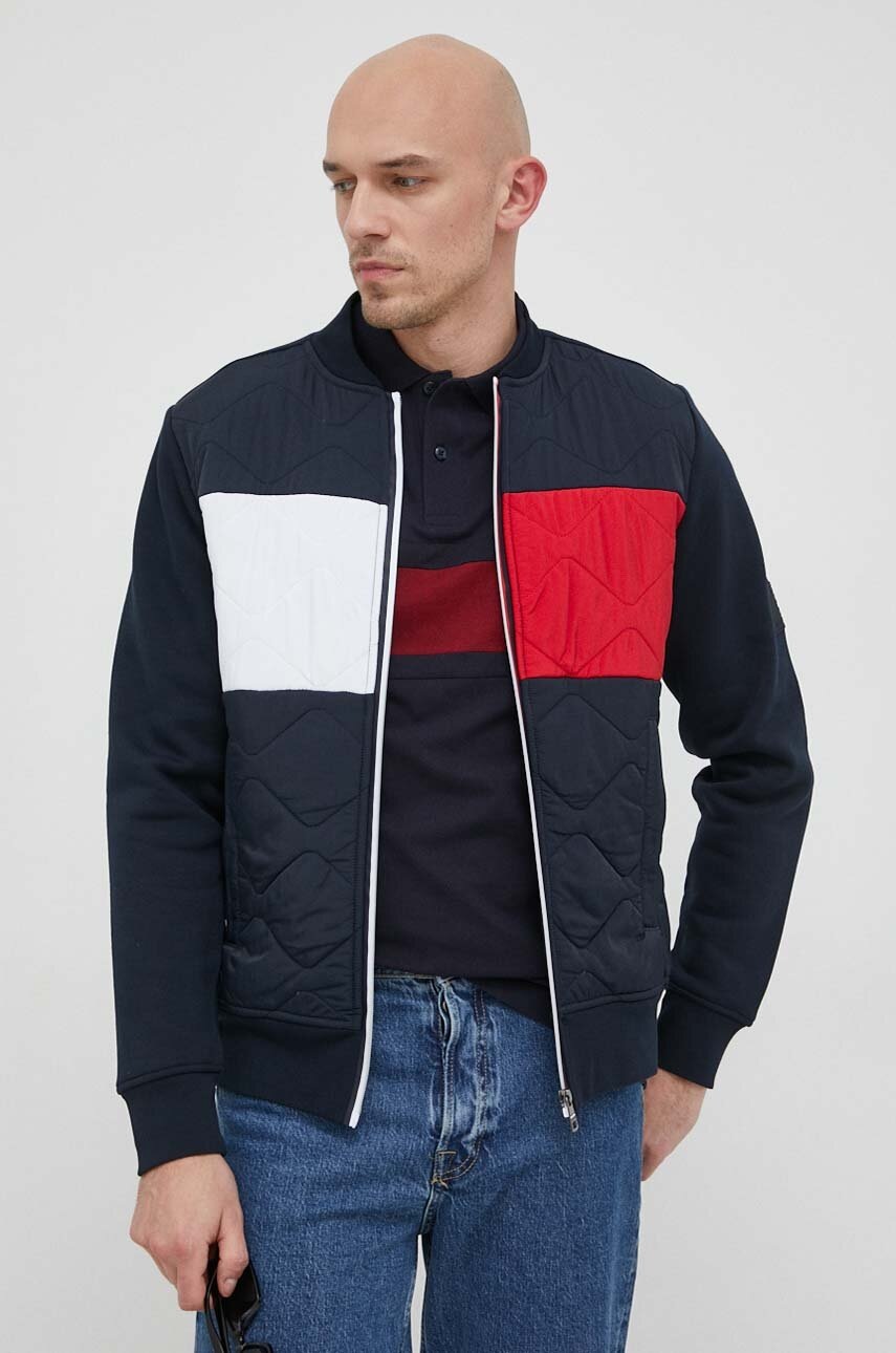

Куртка Tommy Hilfiger чоловіча колір синій перехідна