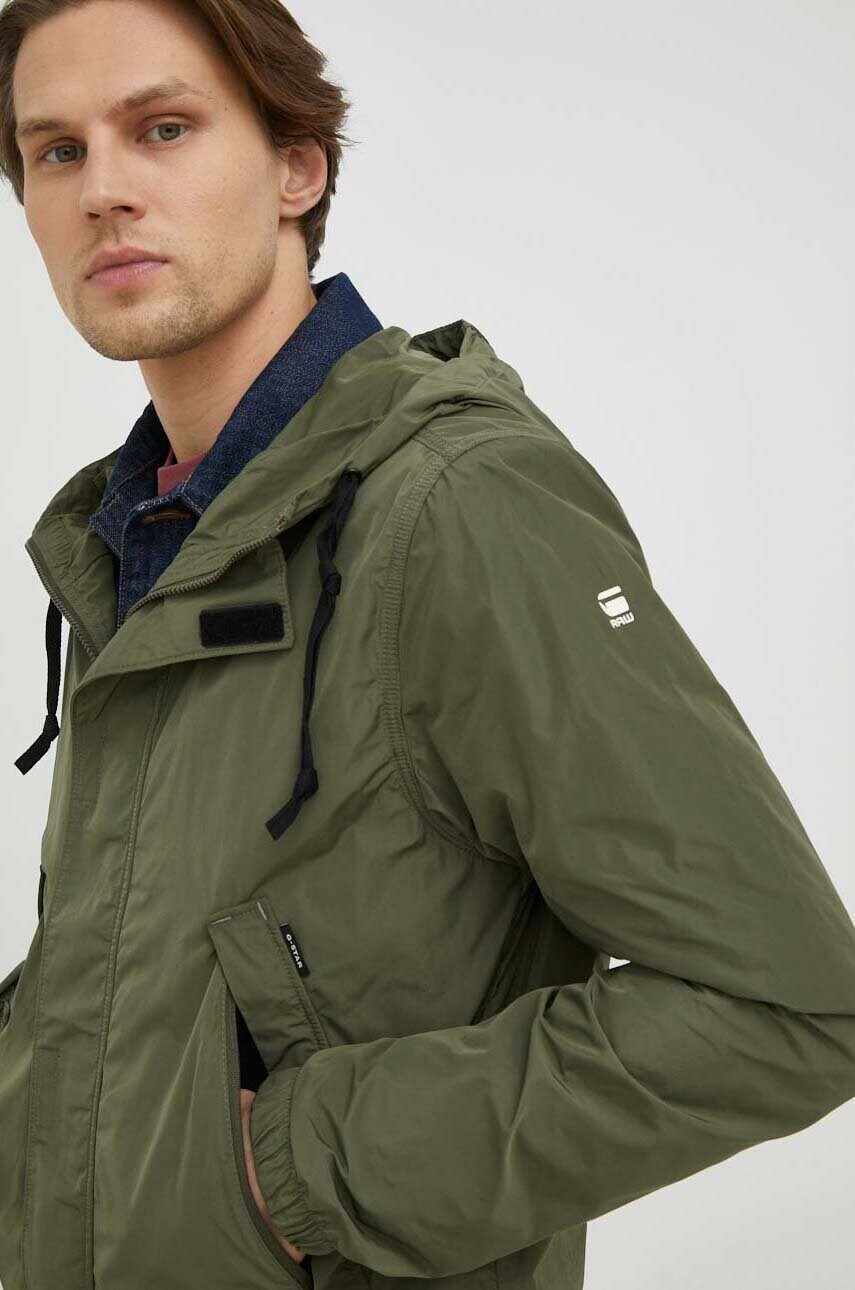 

Яке G-Star Raw в зелено с преходна изолация, Зелен