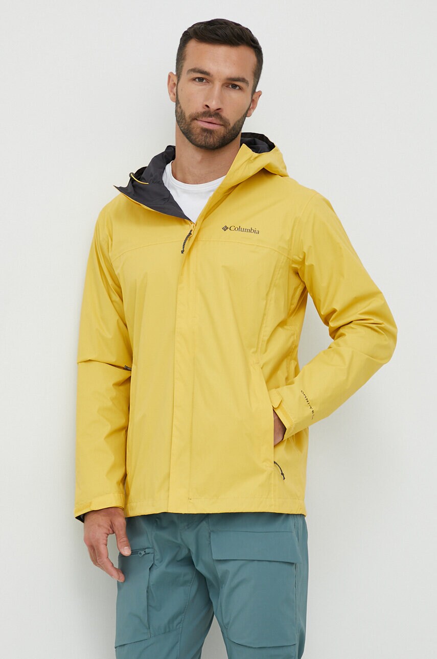 

Куртка outdoor Columbia Watertight II Колір жовтий