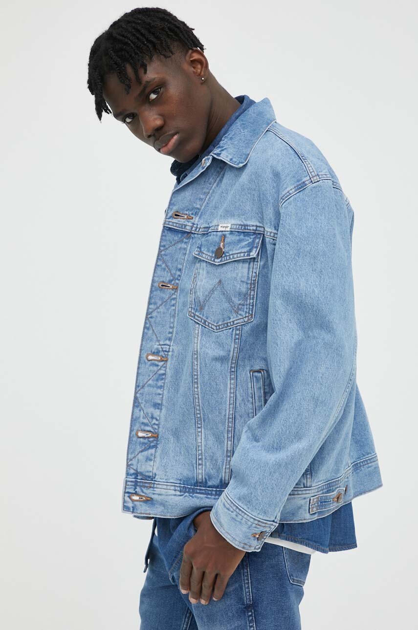 

Джинсова куртка Wrangler чоловіча перехідна oversize
