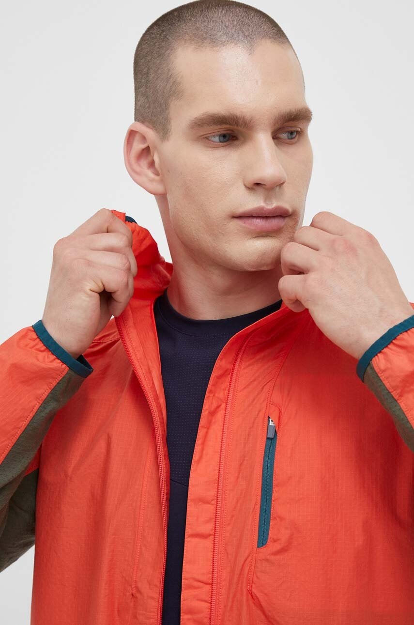 Αντιανεμικό Icebreaker Shell+ χρώμα: πορτοκαλί φωτογραφία