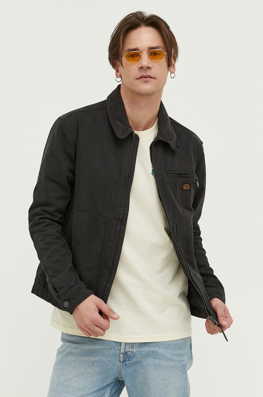

Куртка Superdry мужская цвет чёрный переходная