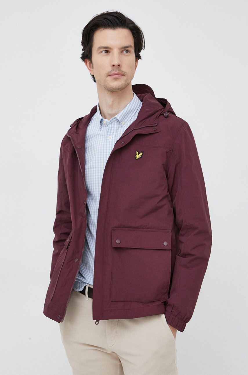 

Яке Lyle & Scott в лилаво с преходна изолация, Виолетов