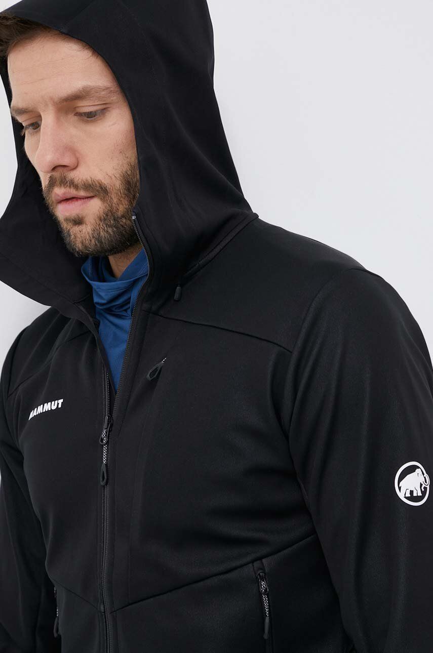 Levně Outdoorová bunda Mammut Ultimate VII SO černá barva, gore-tex