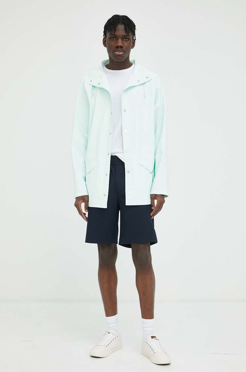 

Протидощова куртка Rains 12010 Jacket колір зелений перехідна