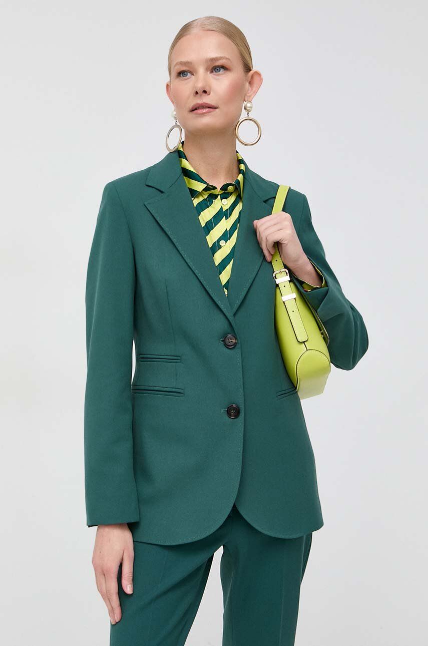 Sako MAX&Co. zelená barva - zelená -  Hlavní materiál: 64 % Polyester