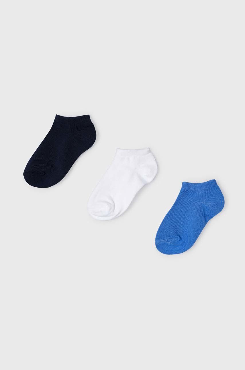 Dětské ponožky Mayoral 3-pack - modrá -  72 % Bavlna