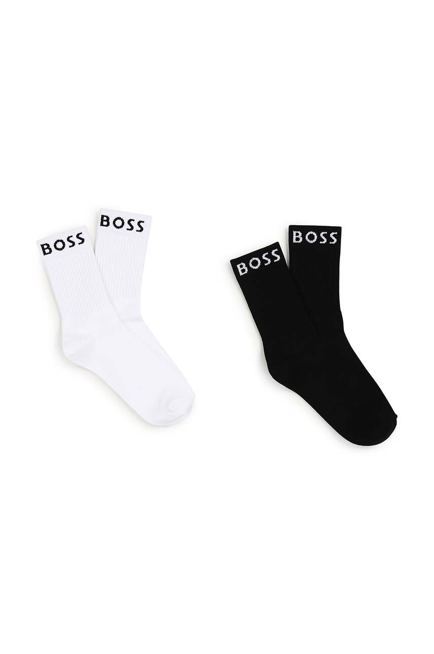 

Детски чорапи BOSS (2 броя) в бяло, Бял