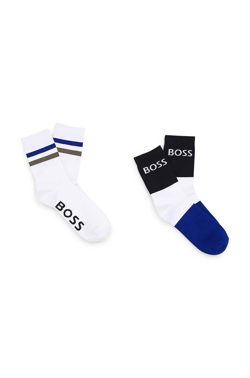 

Дитячі шкарпетки BOSS 2-pack колір синій