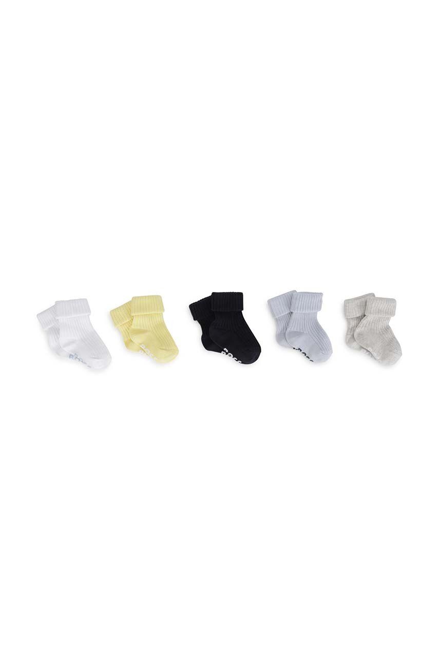 Levně Dětské ponožky BOSS 5-pack tmavomodrá barva