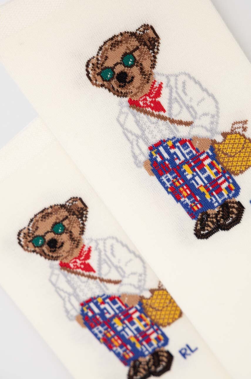 

Шкарпетки Polo Ralph Lauren жіночі колір білий