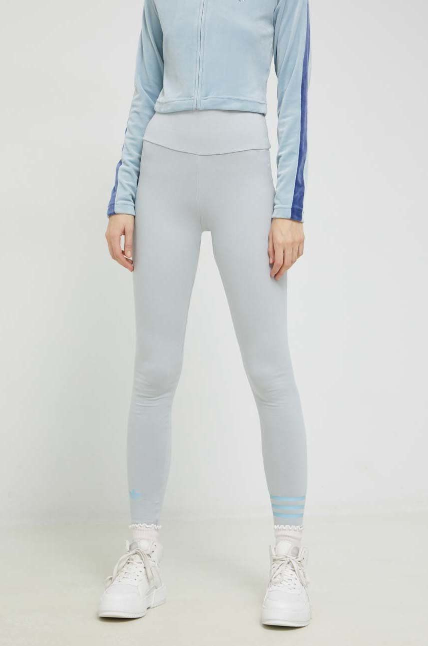 Adidas Originals Colanti Femei, Culoarea Gri, Cu Imprimeu