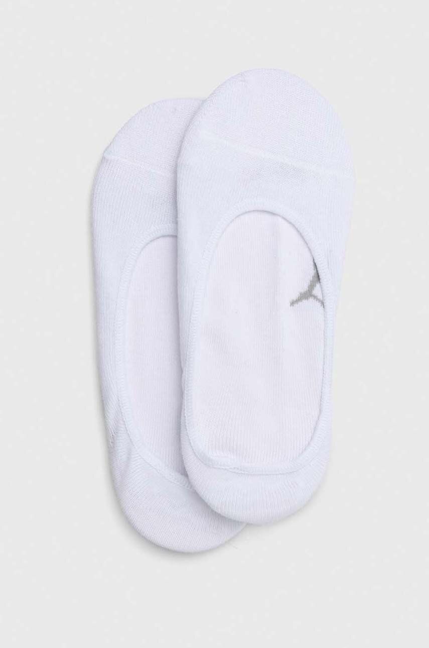 Ponožky Puma 2-pack dámské, bílá barva - bílá -  73 % Bavlna