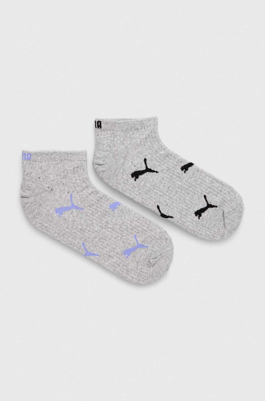

Шкарпетки Puma 2-pack жіночі колір сірий