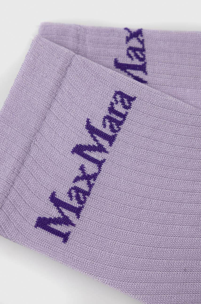 

Шкарпетки Max Mara Leisure жіночі колір фіолетовий