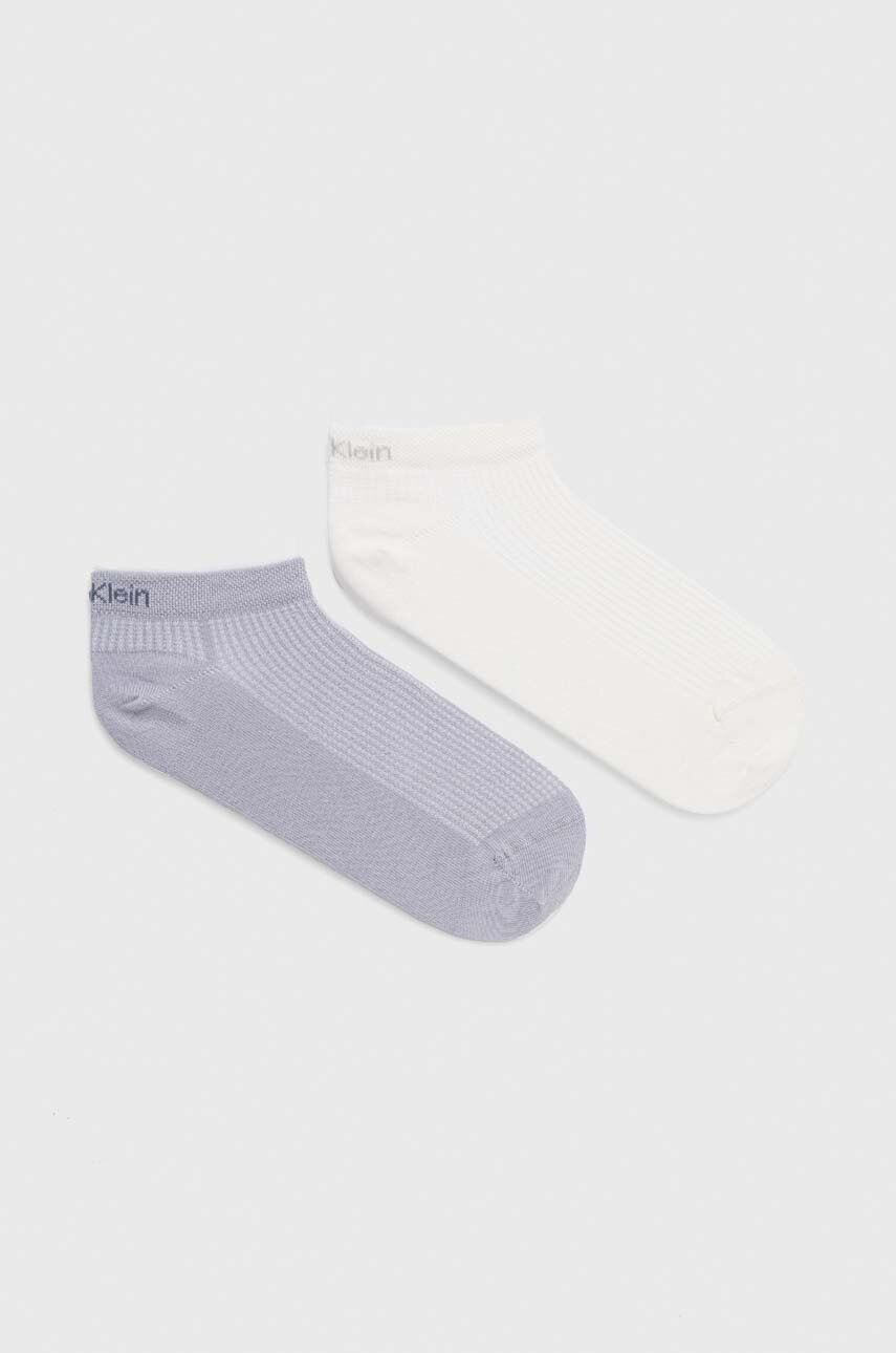 

Чорапи Calvin Klein (2 броя) в сиво, Сив