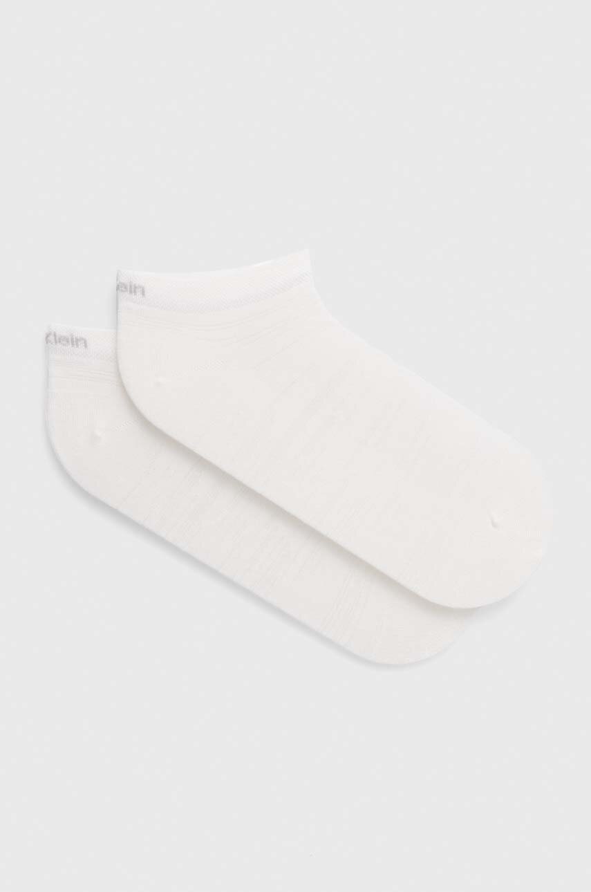 

Чорапи Calvin Klein (2 броя) в бяло, Бял