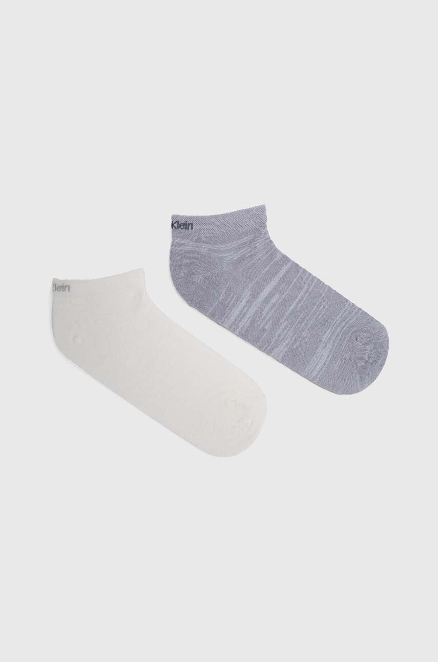 

Чорапи Calvin Klein (2 броя) в сиво, Сив