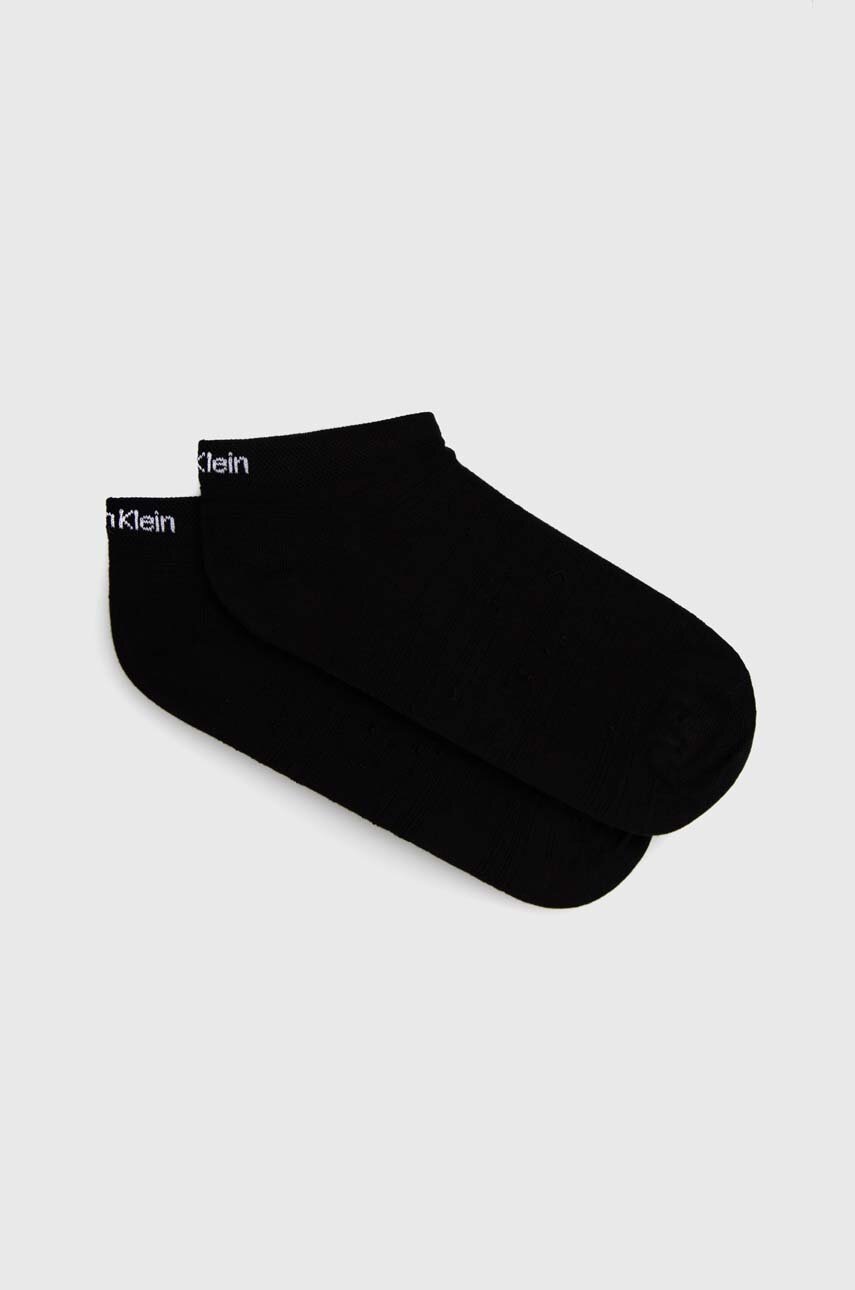 

Чорапи Calvin Klein (2 броя) в черно, Черен