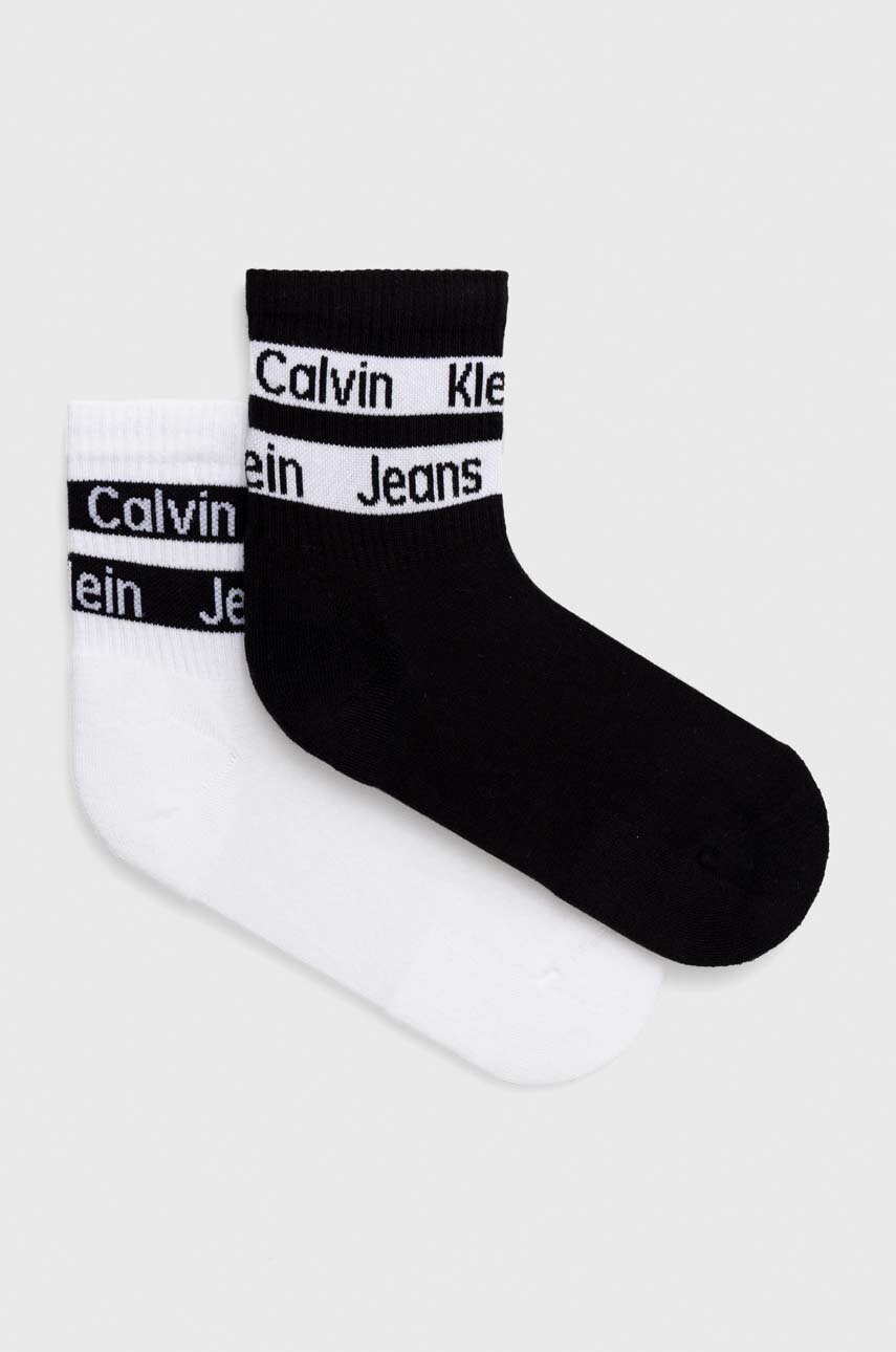 

Чорапи Calvin Klein (2 броя) в бяло, Бял