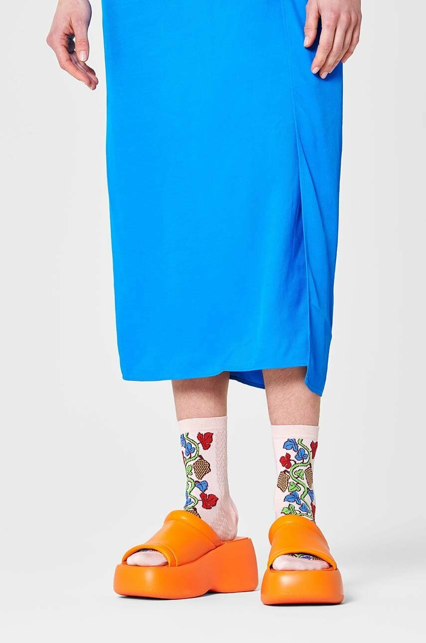 

Шкарпетки Happy Socks жіночі колір рожевий