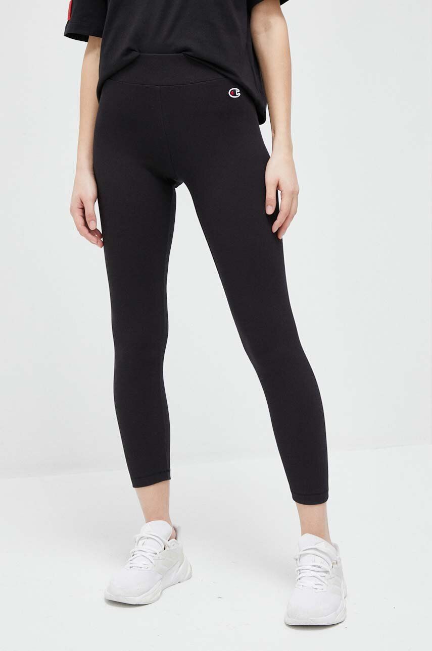 Champion colanti femei, culoarea negru, neted