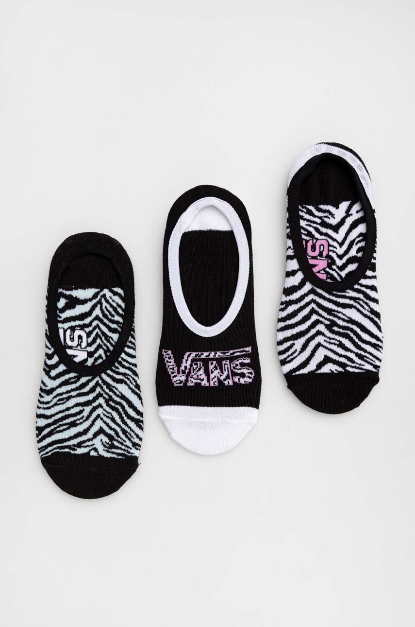 

Шкарпетки Vans 3-pack жіночі колір чорний