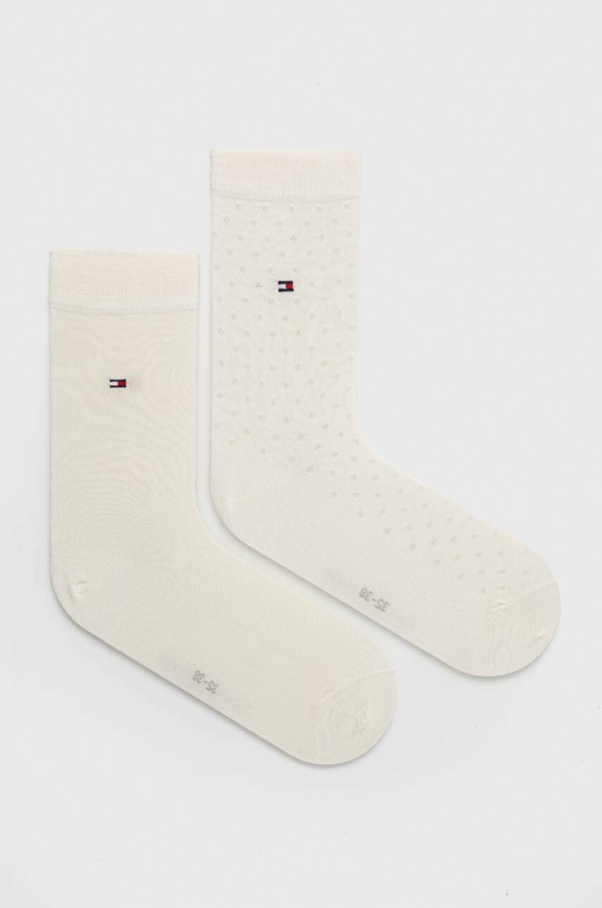 

Шкарпетки Tommy Hilfiger 2-pack жіночі колір білий