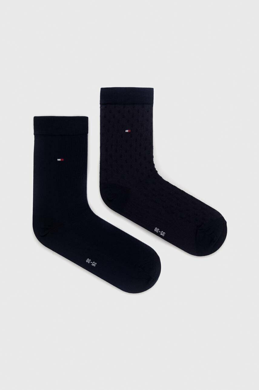 

Шкарпетки Tommy Hilfiger 2-pack жіночі колір синій