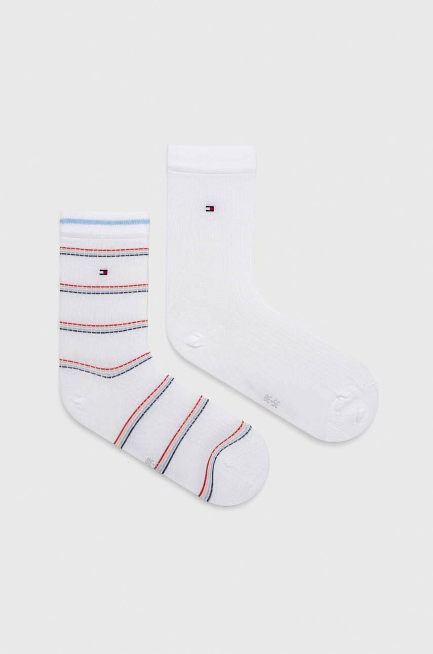 

Шкарпетки Tommy Hilfiger 2-pack жіночі колір білий