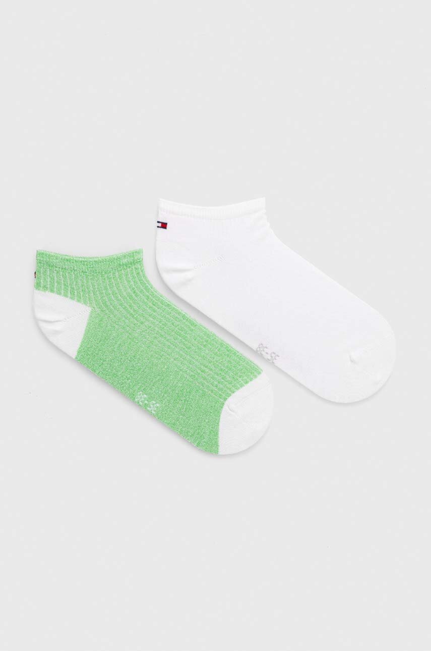 

Шкарпетки Tommy Hilfiger 2-pack жіночі колір зелений