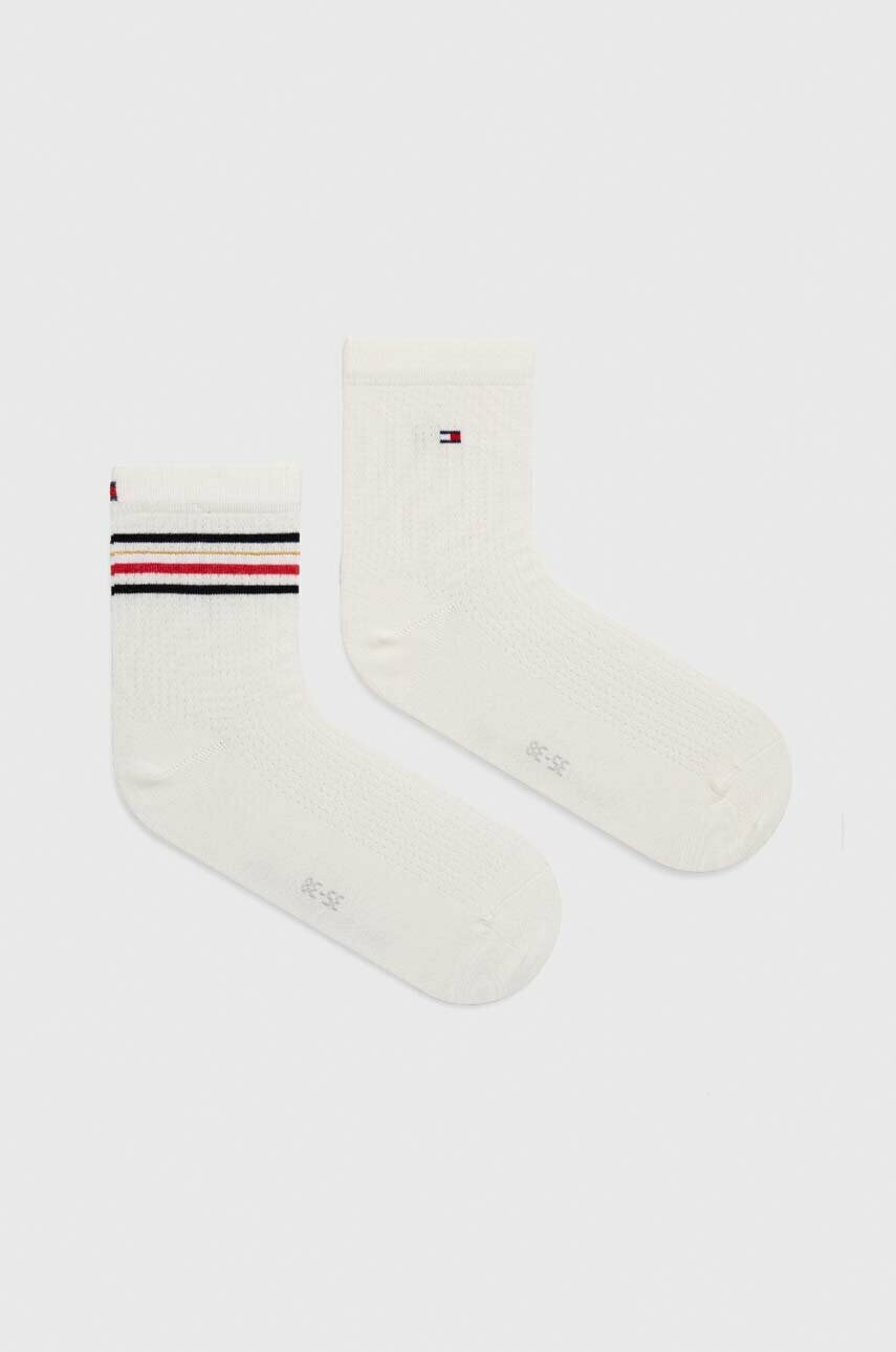 

Шкарпетки Tommy Hilfiger 2-pack жіночі колір білий