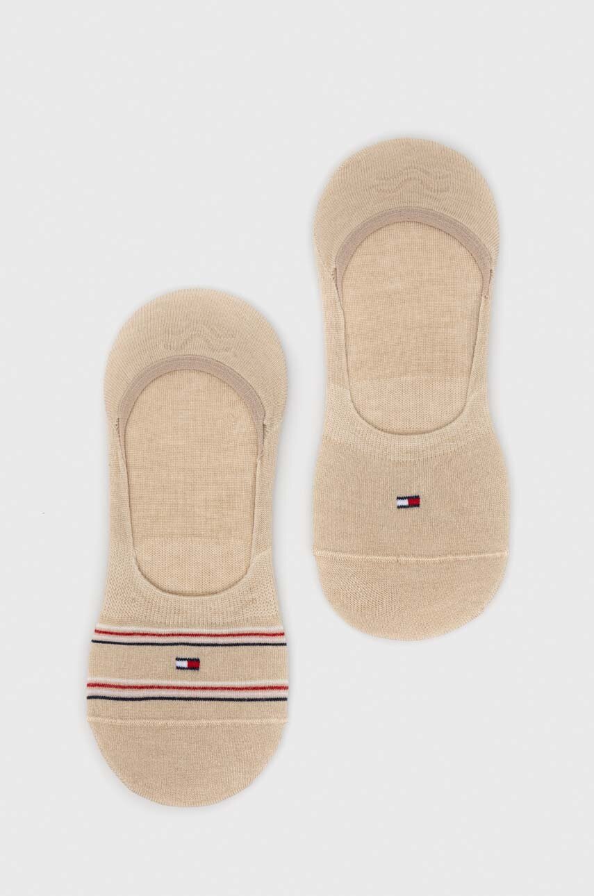 

Чорапи Tommy Hilfiger (2 броя) в бежово, Бежов