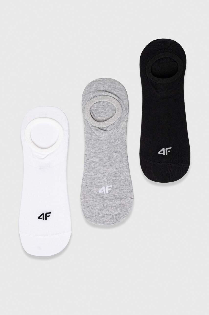 

Шкарпетки 4F 3-pack жіночі колір сірий