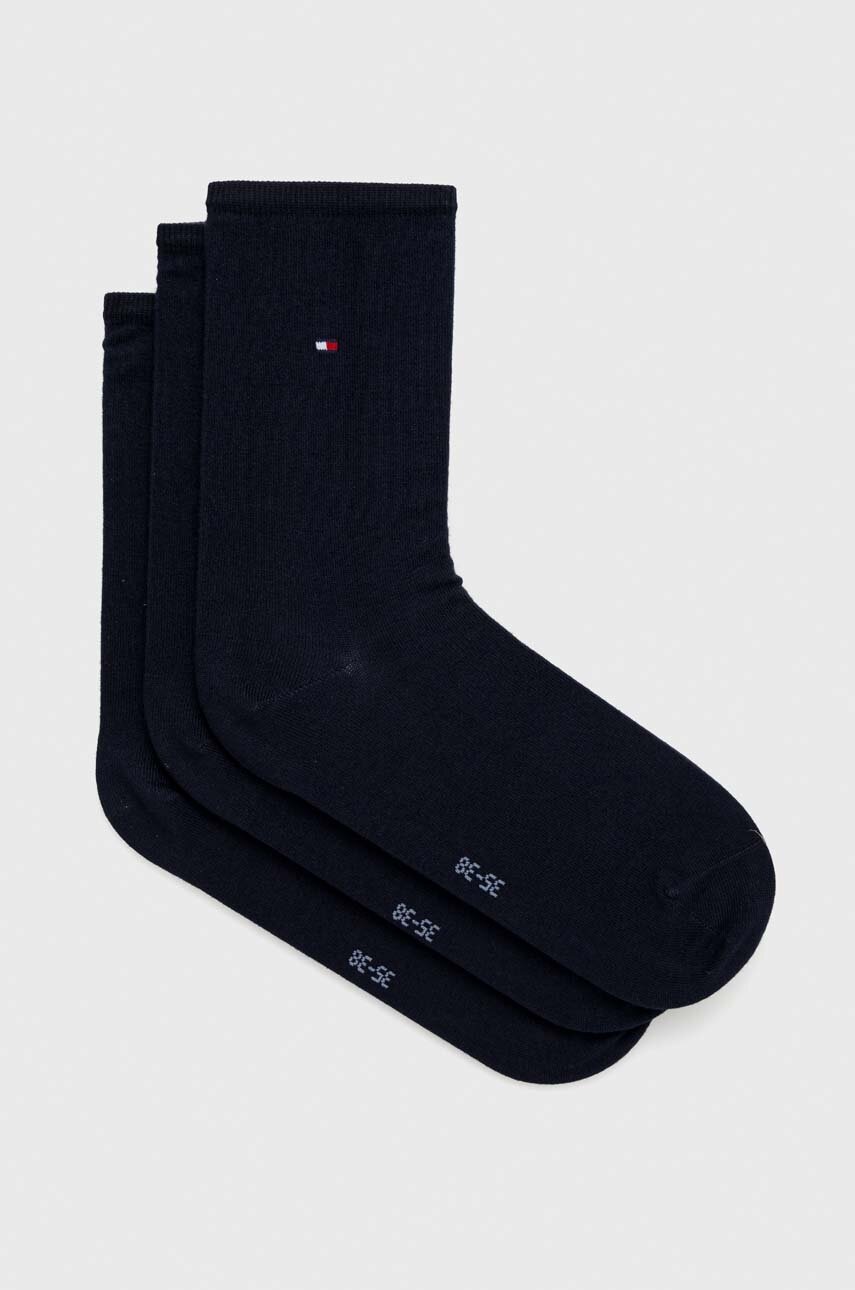 

Шкарпетки Tommy Hilfiger 3-pack жіночі колір синій