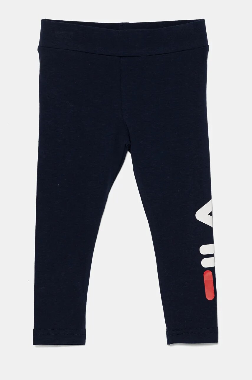 Fila leggins copii culoarea albastru marin, cu imprimeu