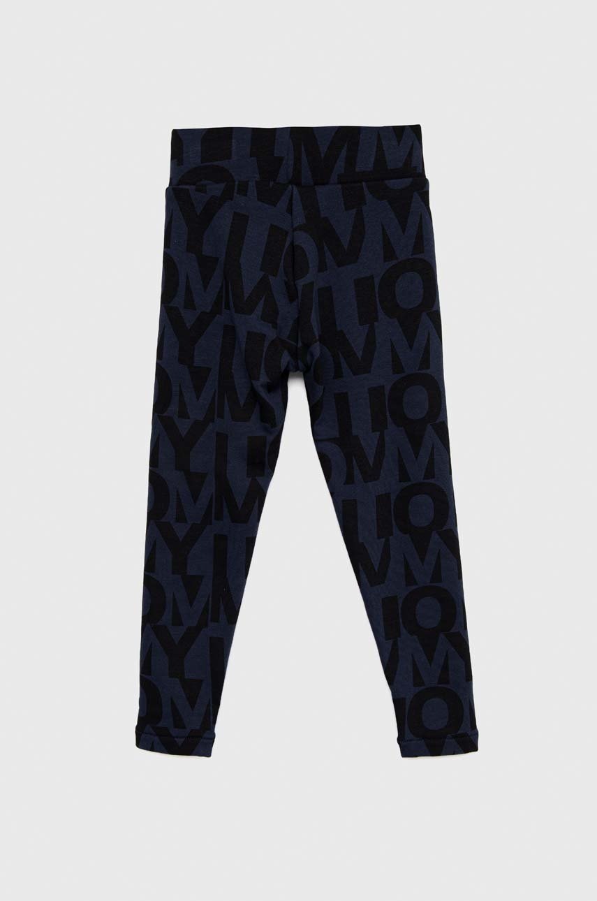 Детские леггинсы Tommy Hilfiger цвет синий с узором Детские леггинсы Tommy Hilfiger цвет синий с узором