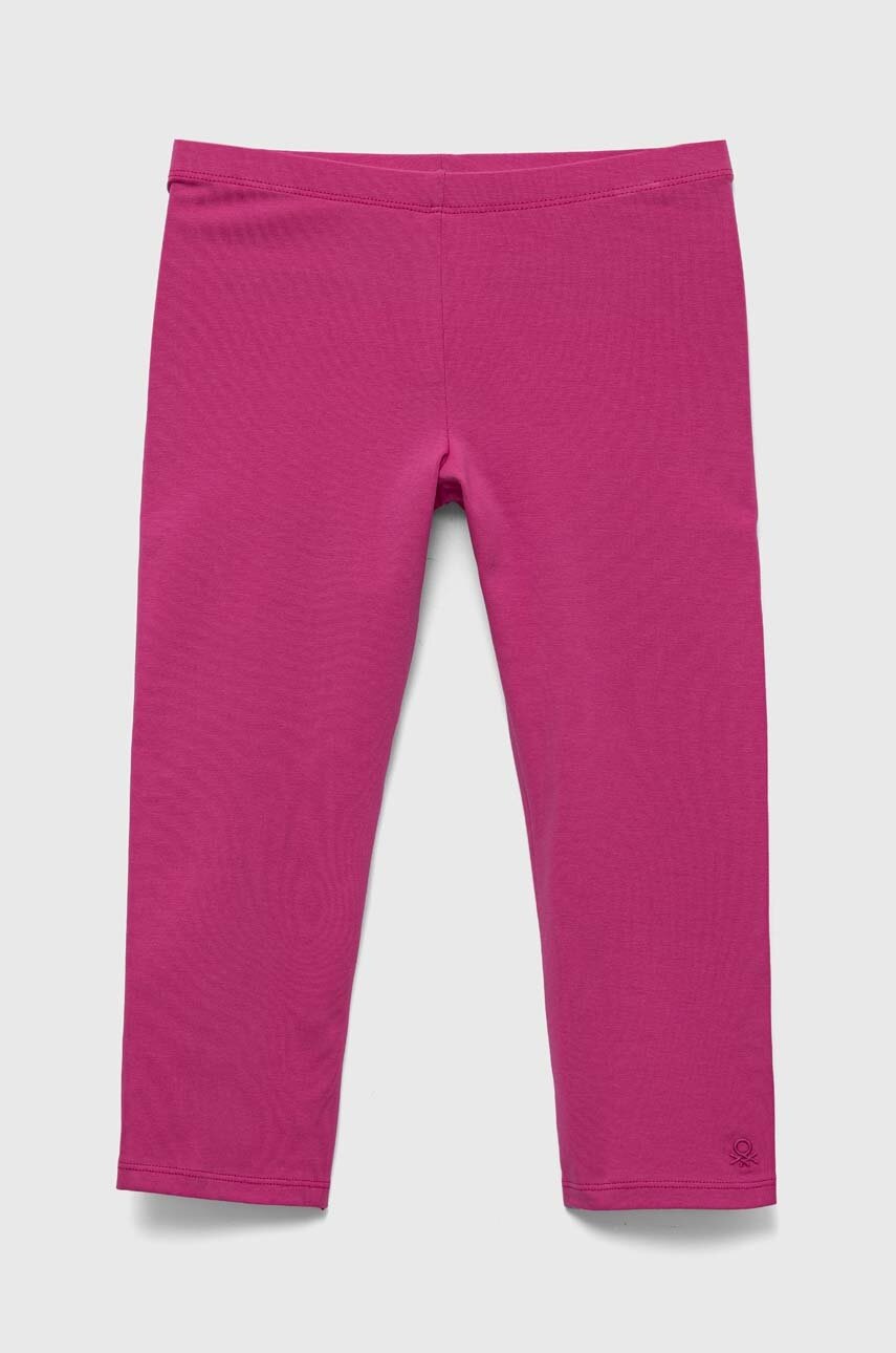 

Клин United Colors of Benetton в розово с изчистен дизайн, Розов
