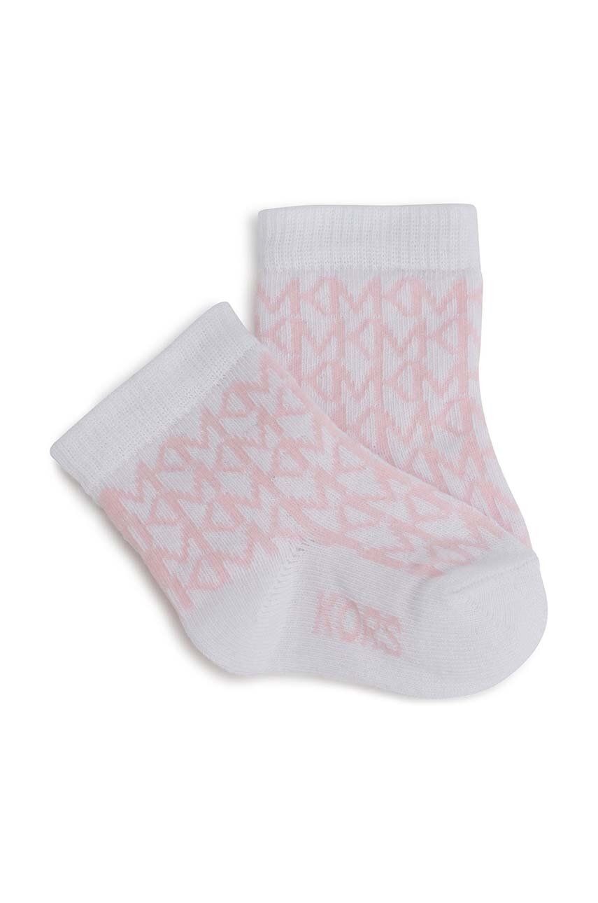 Dětské ponožky Michael Kors 4-pack bílá barva - bílá -  79 % Bavlna