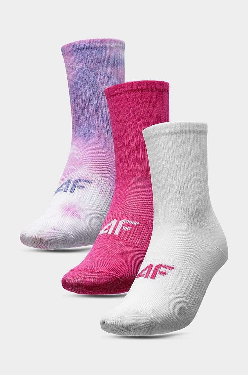 

Детские носки 4F 3 шт цвет розовый