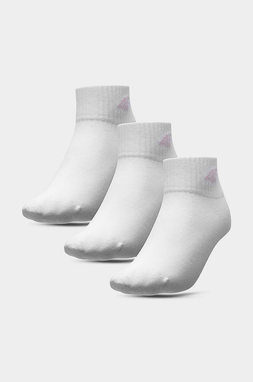 

Дитячі шкарпетки 4F 3-pack колір білий