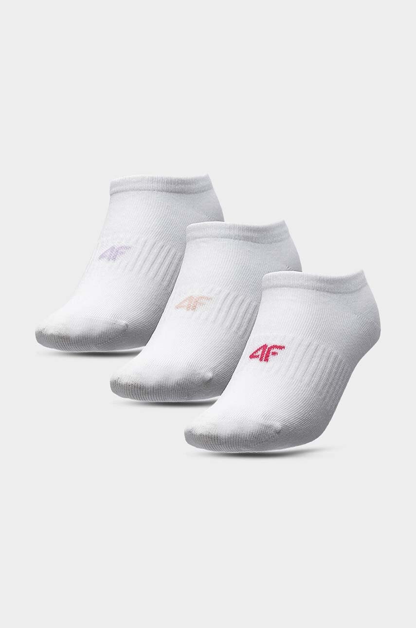 

Детски чорапи 4F (3 броя) в бяло, Бял