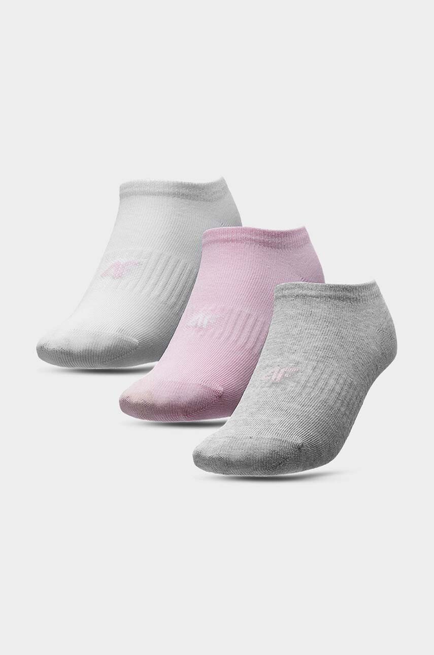 

Дитячі шкарпетки 4F 3-pack колір рожевий