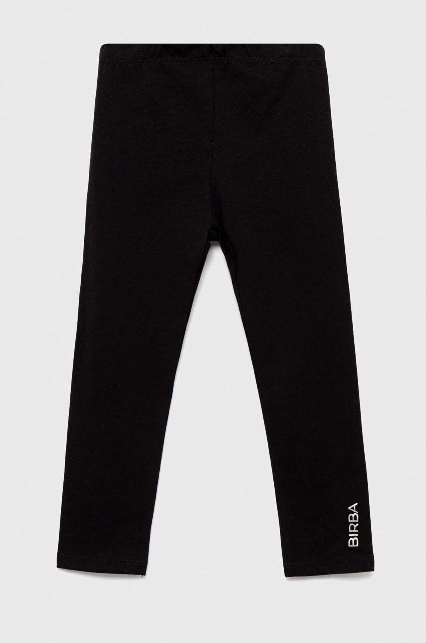 Birba&Trybeyond leggins bebe culoarea negru, neted