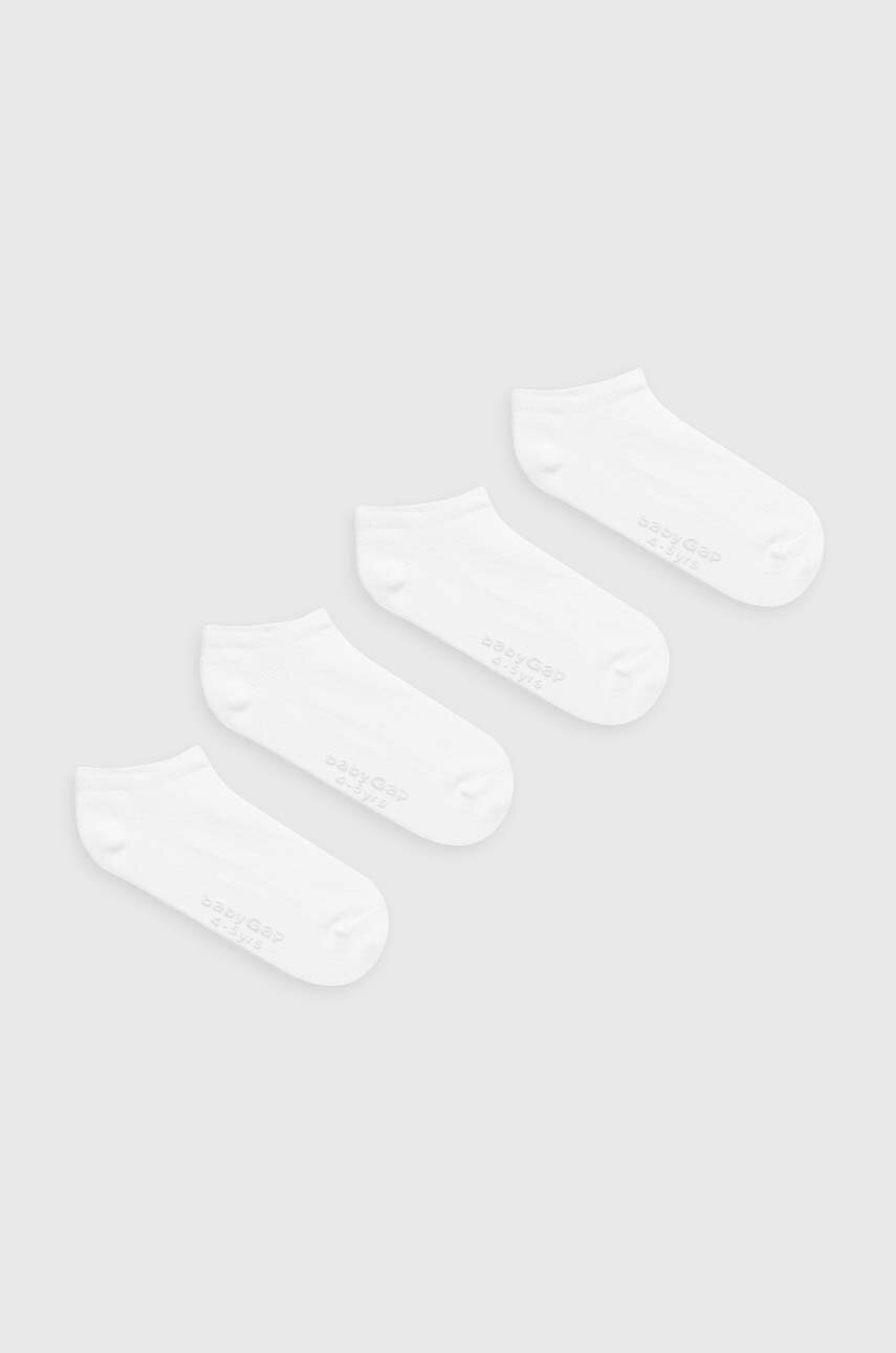 

Детски чорапи GAP (4 броя) в бяло, Бял