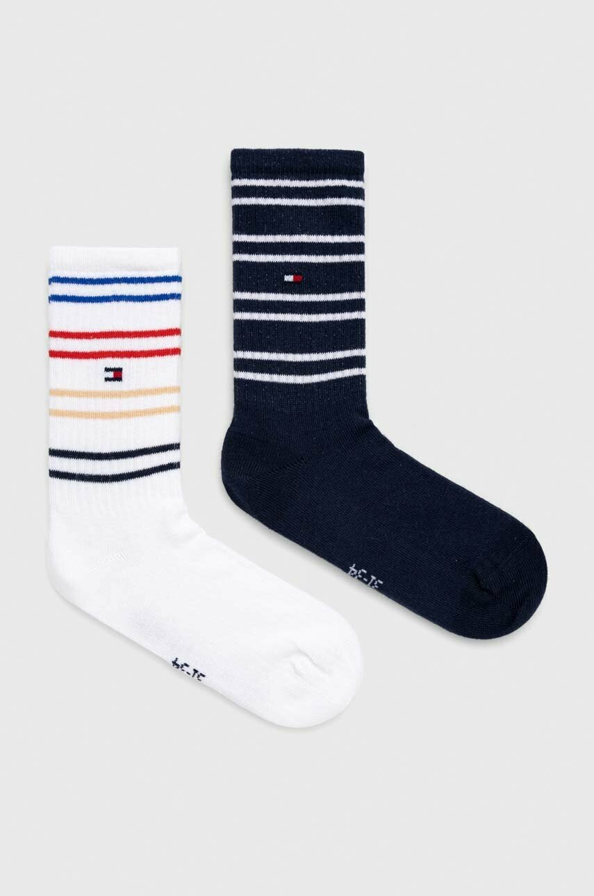 

Детски чорапи Tommy Hilfiger (2 броя) в тъмносиньо, Тъмносин