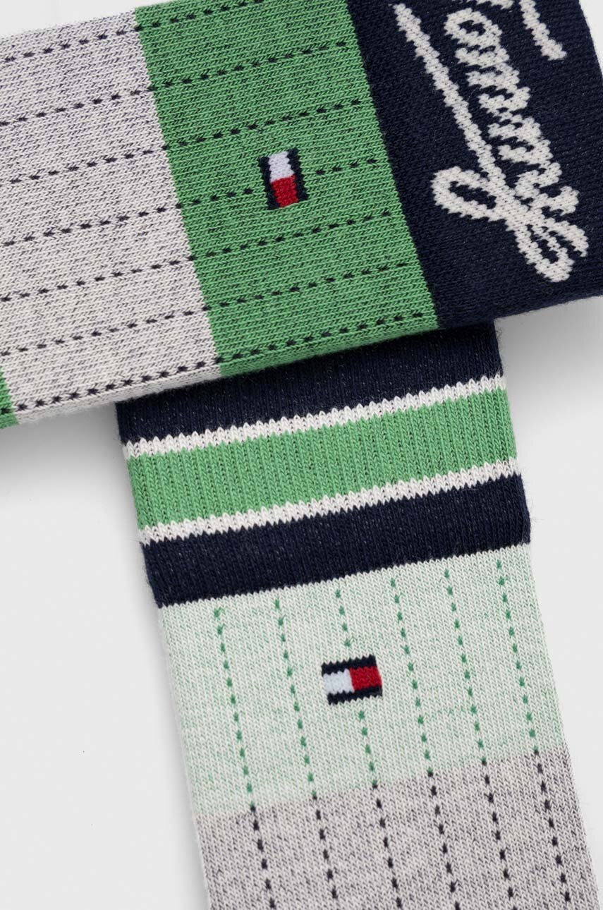 

Дитячі шкарпетки Tommy Hilfiger 2-pack колір зелений