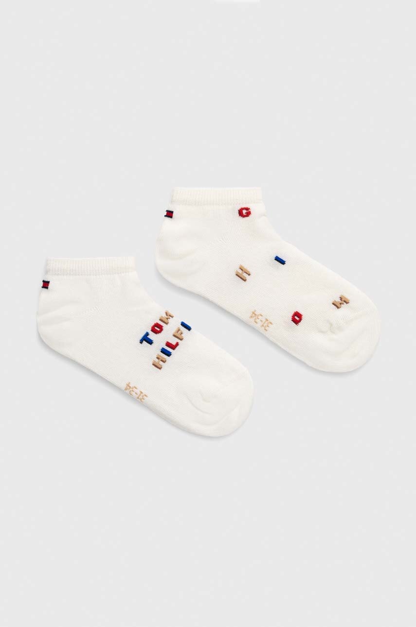 

Дитячі шкарпетки Tommy Hilfiger 2-pack колір бежевий