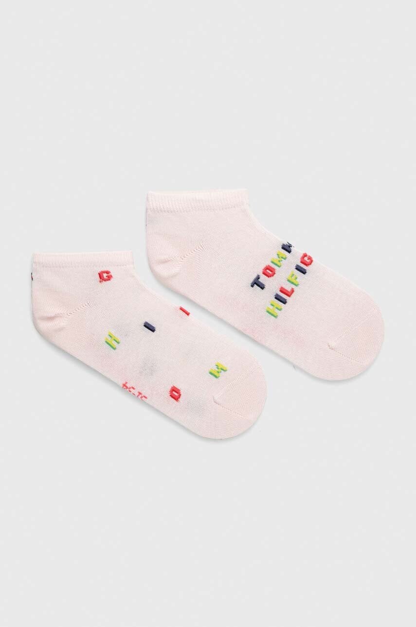 

Детски чорапи Tommy Hilfiger (2 броя) в розово, Розов