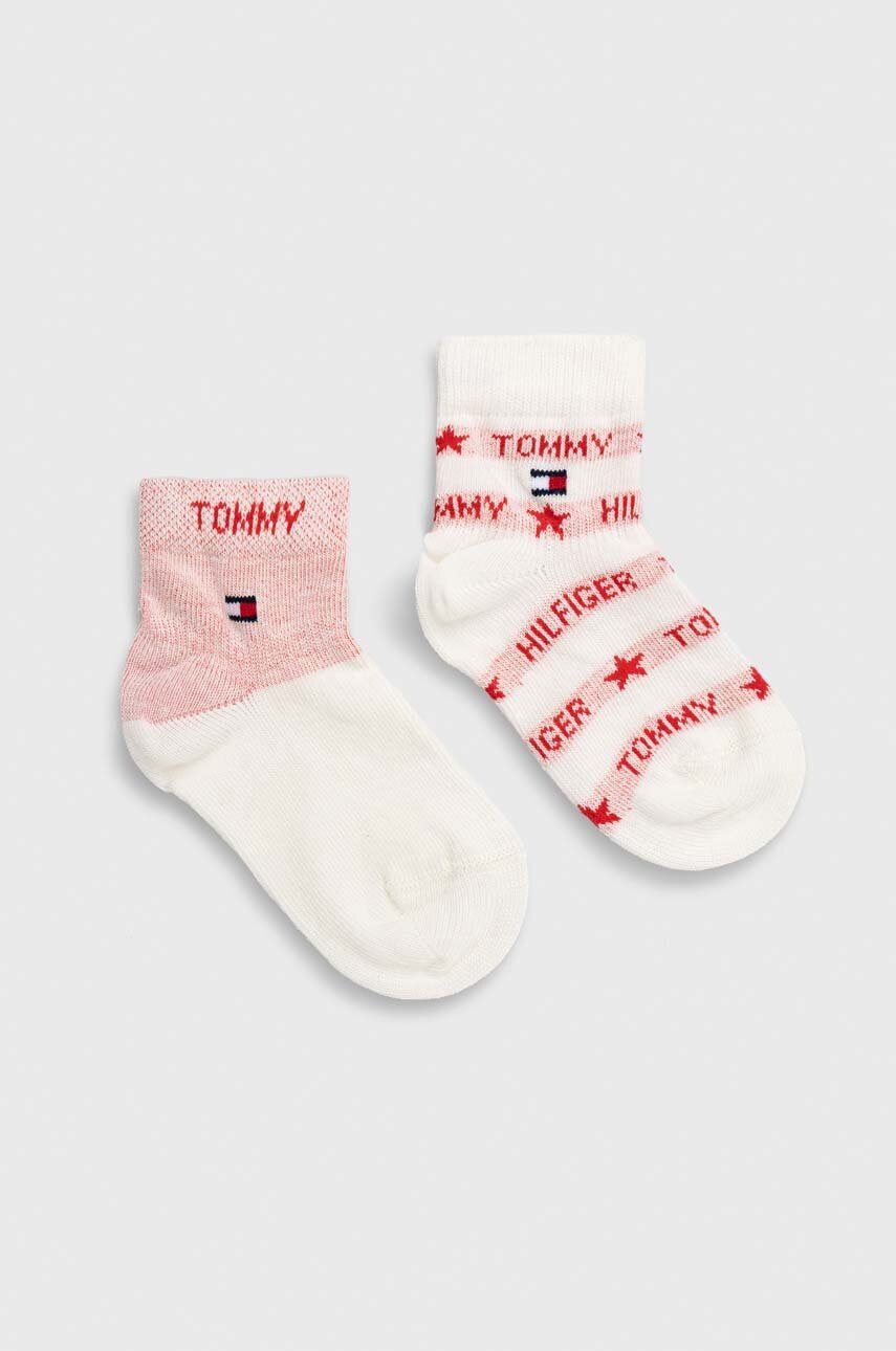

Детски чорапи Tommy Hilfiger (2 броя) в розово, Розов